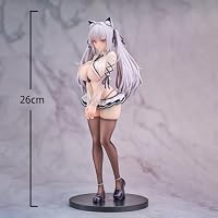 DEXSHUN Anime Illustration Alvina-chan Figur Original Painting Modell Alvina-chan Stehende Haltung Statue Nideliche Cartoon Actionfigur PVC Sammlungen Desktop Dekorationen Geschenke 26cm – Ansicht 2