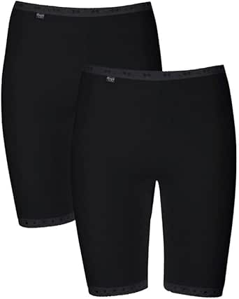 Slip Lunghi Sloggi Basic+ Long Donna | 95% Cotone, 5% Elastan | Comfort Totale E Cuciture Morbide