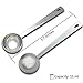 Timoo Coffee Measuring Scoop 1 Tablespoon long handle Stainless Steel spoon for Coffee, Milk Powder, Fruit Powder, Set of 5