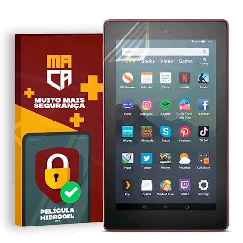 Película Premium Hidrogel HD BRILHO Tablet/Kindle AMAZON (Fire HD 8 2020)