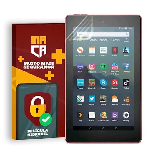 Película Premium Hidrogel HD BRILHO Tablet/Kindle AMAZON (Fire HD 10 (2017))