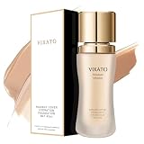 Cover Hydration Liquid Foundation Concealer, 45ML Moisture Liquid Flawless Makeup Cosmetic, Suitable for Most Bright/Neutral/Dark Skin