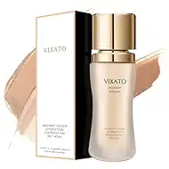 Cover Hydration Liquid Foundation Concealer, 45ML Moisture Liquid Flawless Makeup Cosmetic, Suitable for Most Bright/Neutral/Dark Skin