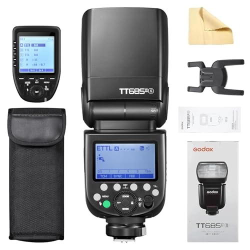 Godox TT685II-S Flash with Godox XPRO-S Wireless Trigger for Sony — TTL GN60 HSS