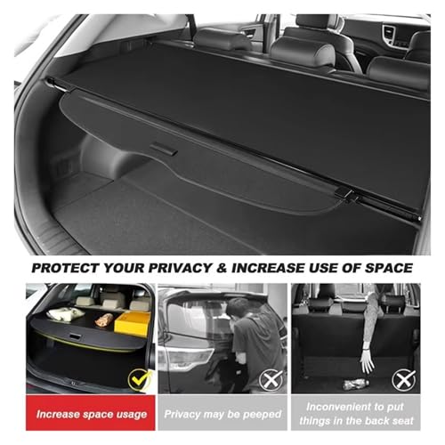 Pare-soleil rétractable de coffre en toile robuste pour SUV CRV - 3