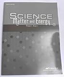 Science Matter and Energy Test Key A Beka 11566501