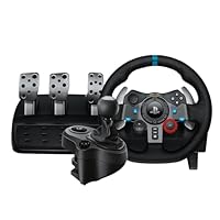 Logitech G29 Driving Force Racing Wheel & Pedals Plus Gear Shifter Bundle (PS4 / PS3 & PC) UK-Plug