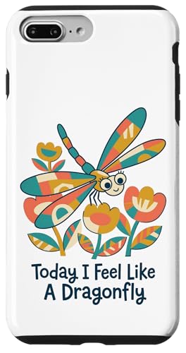Today I Feel Like A Dragonfly �ʔ��� ���킢�� �����D���̃W���[�N �X�}�z�P�[�X iPhone 7 Plus/8 Plus �p