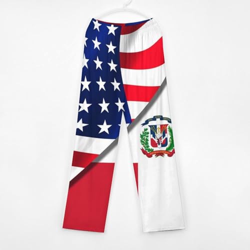 USA And Dominican Republic FlagChildren's Casual Pajamas160CM2