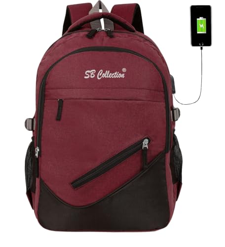 Image of S.B. Collection Bags Unisex Usb Waterresistance Office /Business /College Daily Use Helping hand Backpack 32L Laptop Backpack
