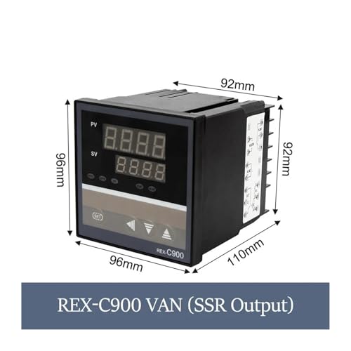 Termostato digital REX-C900VAN de 220V con salida de relé 2