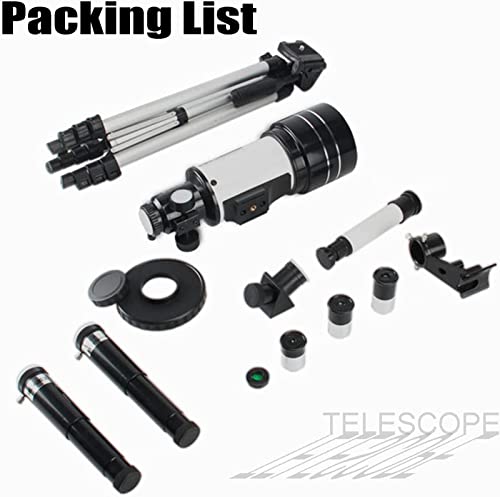 Telescopio Refractor con Trípode Ajustable y Adaptador para Teléfono miniatura 4