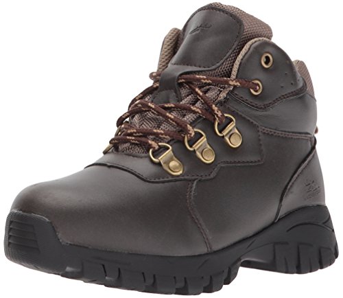 Deer Stags Boy's Gorp Hiking Boot, Dark Brown/Taupe, 3.5 Big Kid