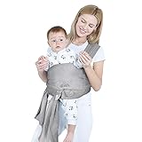 Einfach zu bedienen: Tragen Sie wie ein T-Shirt einfach die Lictin Babytrage. Mit elastisches babytragetuch können sich Ihre hände frei bewegen. Waschen Sie das geschirr, gehen Sie spielen, einkaufen oder gehen Sie mit dem hund spazieren, während Sie das unruhige baby beruhigen. Wir empfehlen zwei verwendungen. Zwei monate alte babys sollten den neugeborenen-modus und den froschfuß-front-hold-modus verwenden.