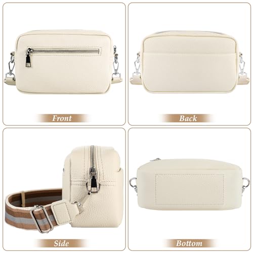 Small Crossbody Bag Women,Vegan Leather Shoulder Handbags Wallet Satchel Purse with 2 Adjustable Strap2
