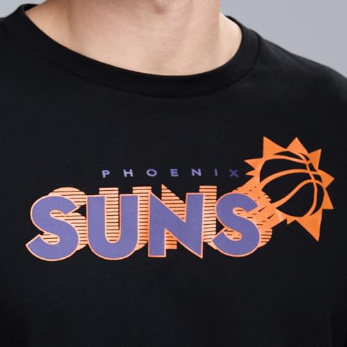 Game 7 x NBA Officially Licensed Men's Graphic Long Sleeve Lightweight Crew Neck Cotton T-Shirt, Phoenix Suns, M, Black by GAME 7 - Used condition - Image 4