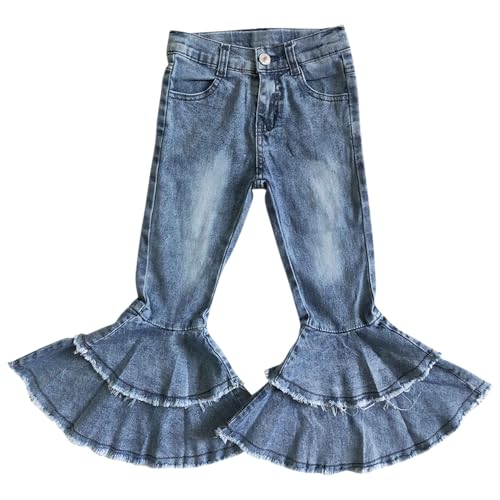 C5-1500 Girl Jeans Blue Jeans Bell Bottom
