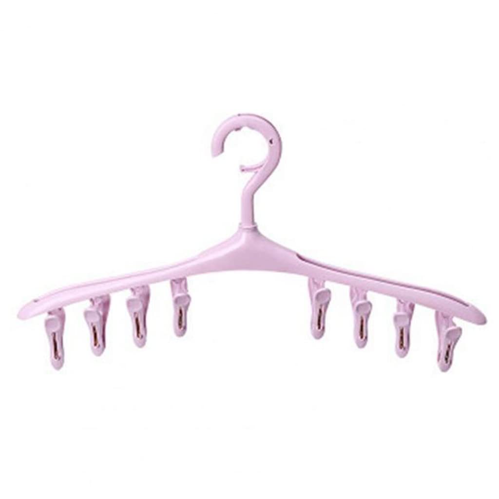Cintre de séchage coupe-vent à 360 degrés avec 8 clips robustes pour chaussettes