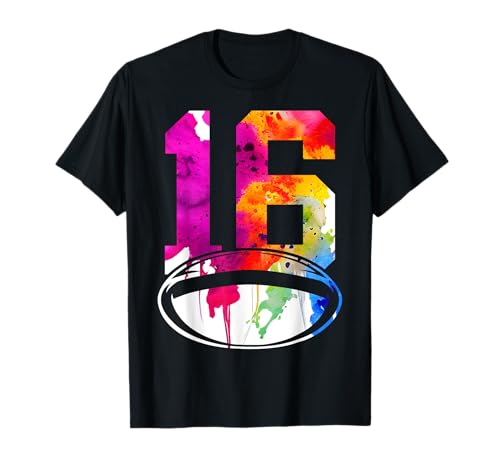 NUMBER 16 RUGBY 16TH BIRTHDAY T-Shirt