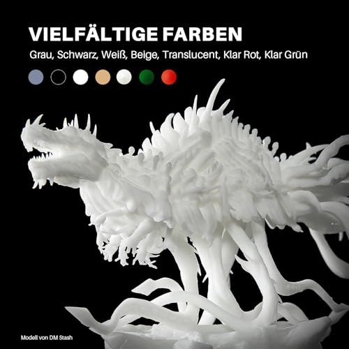 ELEGOO ABS-Like Resin 3.0 Plus, Verbessertes 3D-Drucker Photopolymer Harz, Höhere Hitzebeständigkeit, Schnelle Aushärtung, Hohe Präzision, Nicht Spröde, Beige 2000g