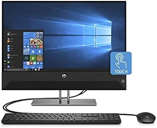 HP Pavilion 24-Inch All-in-One Computer, Intel Core i5-9400T, 12 GB RAM, 512 GB