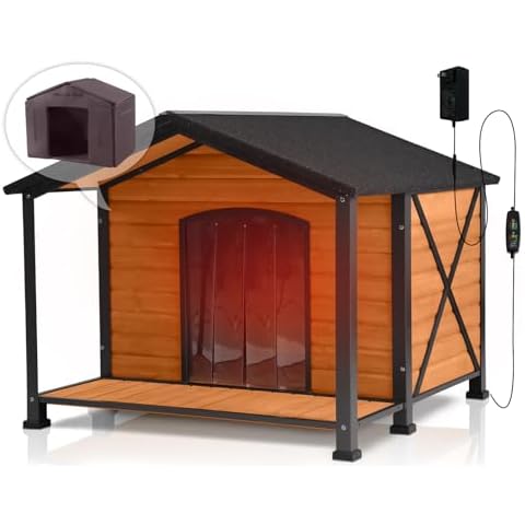 MEDEHOO Large Heated Dog House Cover