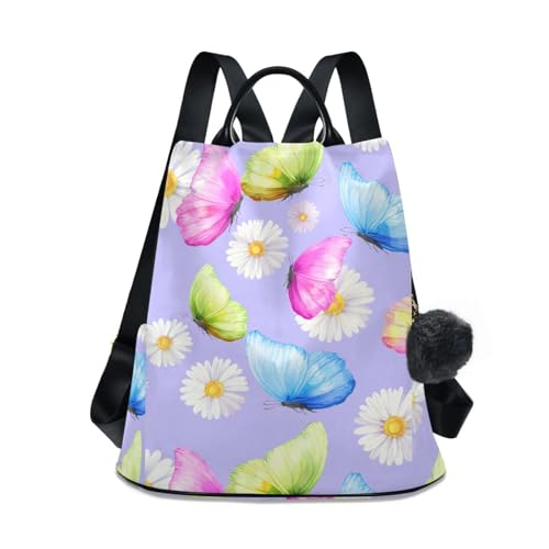 Sac à dos antivol pour femme violet léger et sécurisé contre le vol