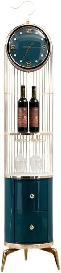 Grandfather Clock Modern American Mute Retro Vertical Bell Wine Rack Standing Grandfather Clock Vertical Home Decor Grandfather Alarm