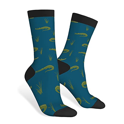 40Cm Calcetines Running Ocio Calcetines Altos Hombres Absorbentes Del Sudor Calcetine Navideños Cocodrilos Para Tennis Adulto Hombre