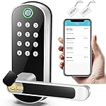 Sifely Keyless Entry Door Lock, Keypad Door Lock, Keyless Door Lock, Fingerprint Door Lock, Biometric Door Lock, Keypad…