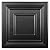 Art3d Decorative Drop Ceiling Tile 2x2 Pack of 12pcs, Glue up Ceiling Panel Square Relief in Matt White