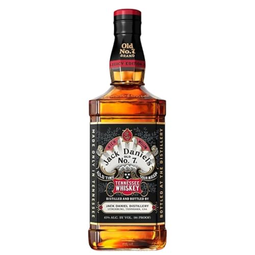 Jack Daniel's Sour Mash Tennessee Whiskey LEGACY EDITION No. 2 - BLACK DESIGN 43% Vol. 0,7l in Giftbox