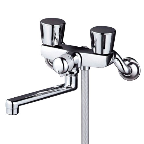 単品販売/受注生産 KVK ケーブイケー 一時止水付2ハンドルシャワー