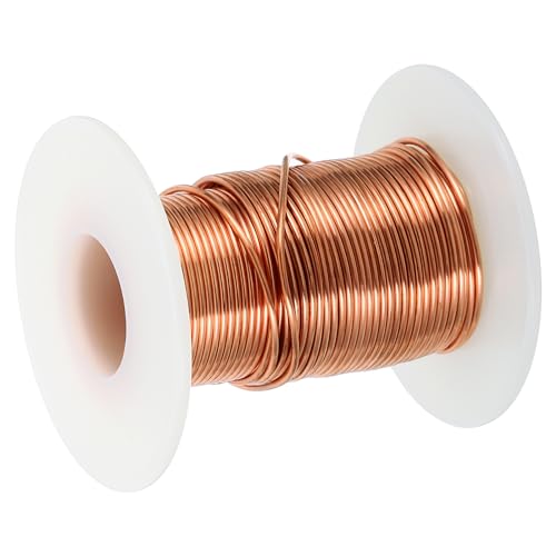 Alambre de cobre flexible de 1.1mm para moldear bisutería fina y guiar plantas sin romperse