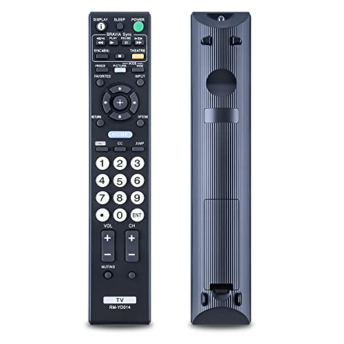 New RM-YD014 Replacement Remote Control Applicable for Sony Bravia TV KDL-32XBR4 KDF-37H1000 KDL-40D3000 KDL-40V3000 KDL-40WL135 KDL-46WL135 KDL-46V3000 KDL-46VL130 KDL-40VL130
