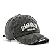 Produktbild Lanly Baseball Cap Snapback Baseballkappe Vintage Unisex Herren Damen UV Schutz Docker Cap Sonnenhut Outdoor Wanderhut (Grau L), Einheitsgröße