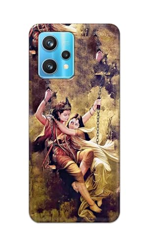 Image of Printed Hard Back Cover for Realme 9 4G Back Cover (Radha Krishna Love -J1) -190724(EA)