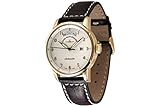 Sumergible hasta 5 ATM. Zeno-Watch-Basel 6069DD-Pgg-f2 Reloj automático para hombre