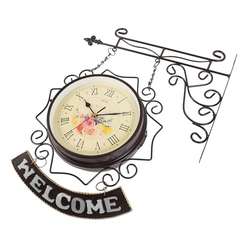 Horloge murale silencieuse pour pub et bar décoration rétro