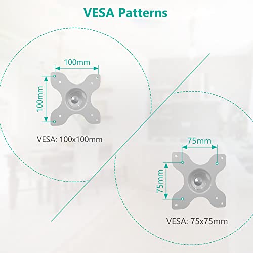 image for WALI TV Wall Mount Articulating LCD Monitor Full Motion 15 inch Extens