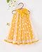 Little Girls Dresses Kids Ruffle Tulle Floral Yellow Party Birthday Dress Beach Sundress Fashion School Outfits Summer Dresses for Girls Size 5 6