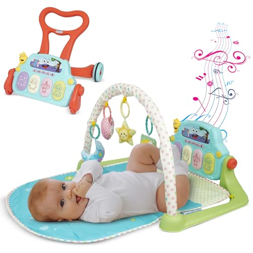 Image of StarAndDaisy Walker for Baby 6-24 Months / 2-in-1 Push /playgym Walker for Infants & Toddlers with Hanging Toys, Lights & Music| Sit-to-Stand Learning Walker for Boys & Girls