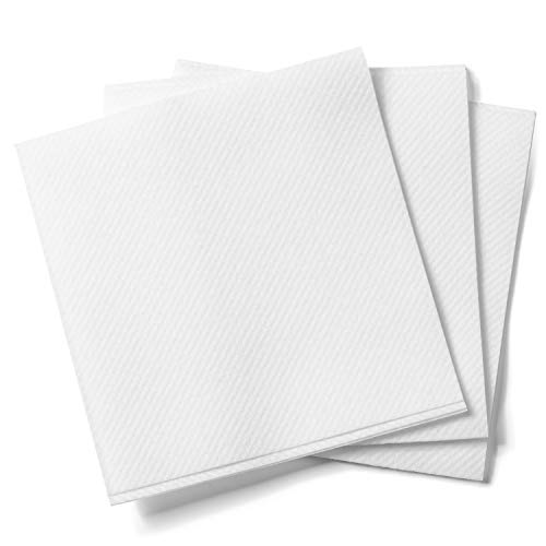 Ah American Homestead AH-3003 Cocktail Napkins-Disposable Beverage/Bar Napkins-White Linen-Like Square Napkins-Eco-Friendly & Compostable-Everyday Use thumb #3