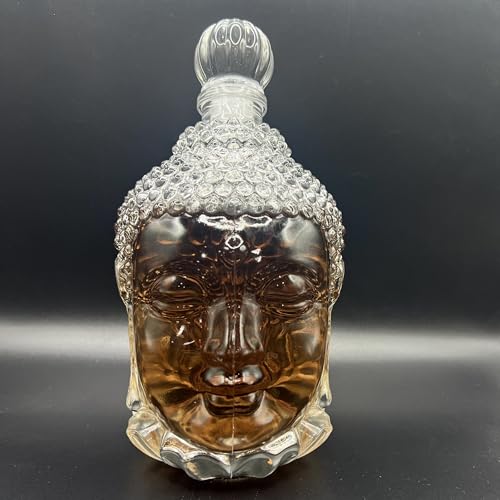 Maymii·Home AMZ122001US Buddha Head Glass Decanter With Airtight Stopper, Liquor Decanter thumb #6
