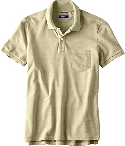 Image of Celsius Men's Half Sleeve Classic Solid Pique Polo with Pocket
