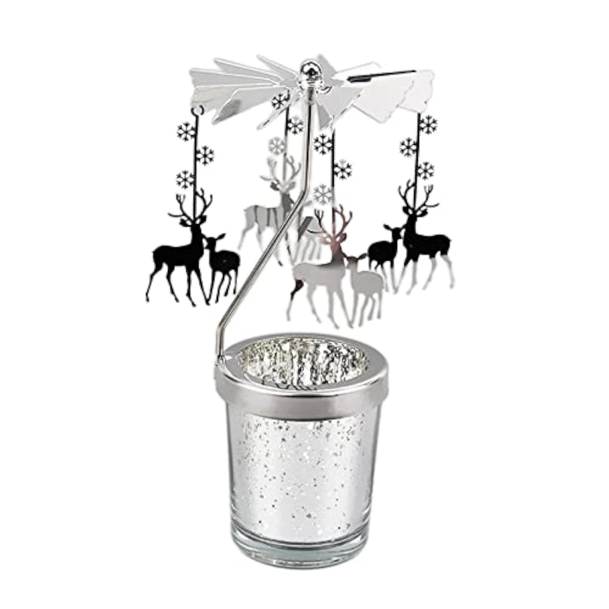 Romantic Rotating Candle Holder, Elk Design