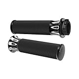 Aus 6061-T6 Billet Aluminium Arlen Ness Tiefgeschnittene schwarze Griffe für Harley Davidson Modelle 1976–2011