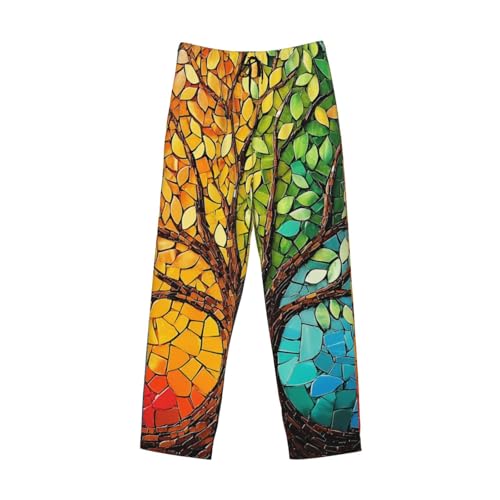 Christmas Winter Print Pajama Pants For Men, Men'S Separate Bottoms, Lounge Pants4