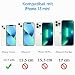 JETech Hülle für iPhone 13 mini, Anti-Vergilbung, Durchsichtig