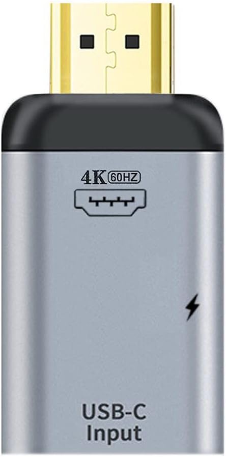 Adattatore Da USB-C A HDMI - Supporta 4K 60Hz, Trasferimento Dati Fino A 10 Gbps, Per Laptop, Tablet Android, MacBook